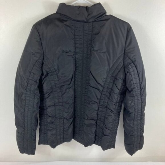 Anne Klein Down Puffer Womens Jacket Black M - Picture 2 of 11